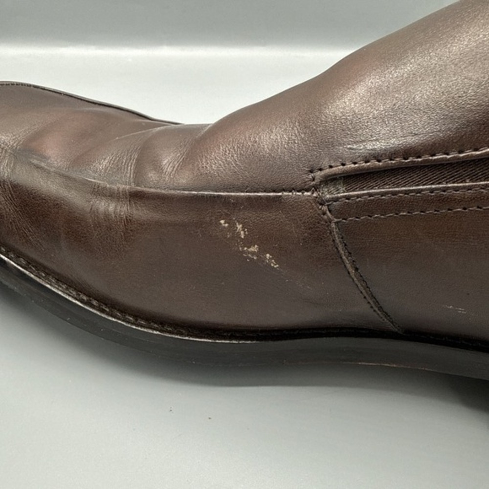 Banana Republic Men's Brown Leather Slip On Loafer Size 12‎ - Picture 9 of 13
